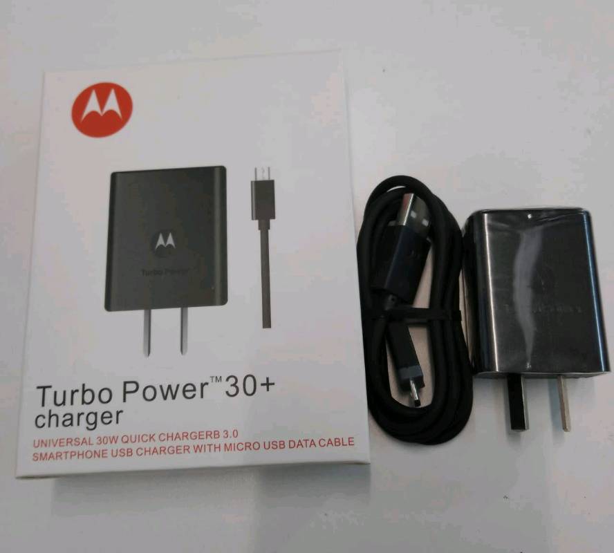 Cargador Motorola Micro USB 30w Turbo Power