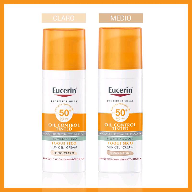 Eucerin Oil Control Tinted SPF 50+ Sun | Toque Seco