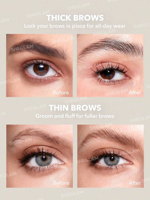 Sheglam - Kit de cejas Set Me Up Brow Hold-Crystal Clear