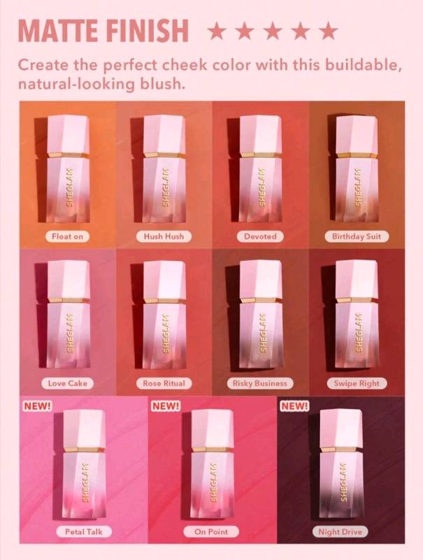 SHEGLAM Rubor Liquido Color Bloom Liquid Blush