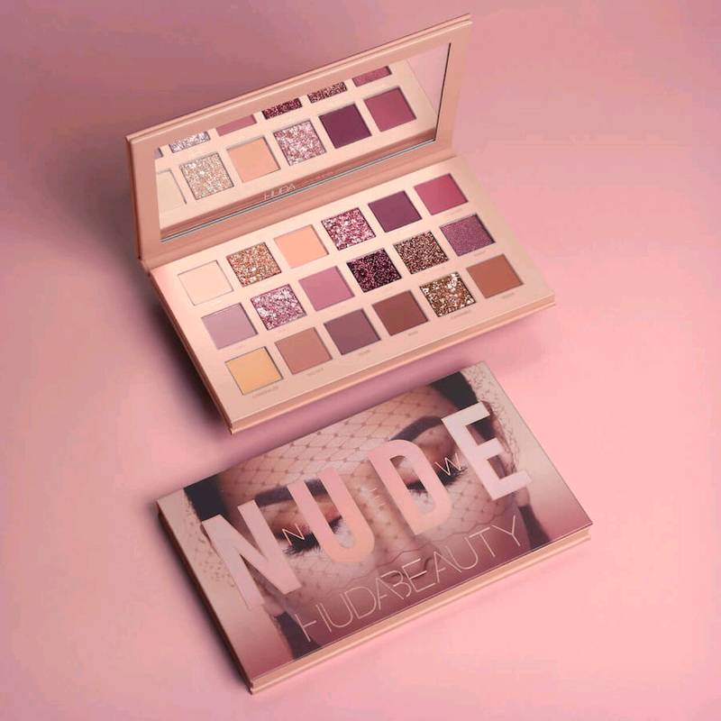 The New Nude Eyeshadow Palette Huda Beauty 