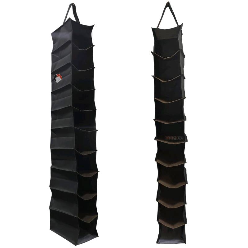 Organizador de zapatos colgantes Zober 10-Shelf, porta zapatos para armario  - 10 bolsillos de malla para accesorios - Polipropileno transpirable, Java