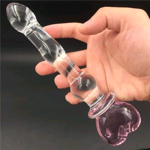 Dildo de Vidrio Térmico 