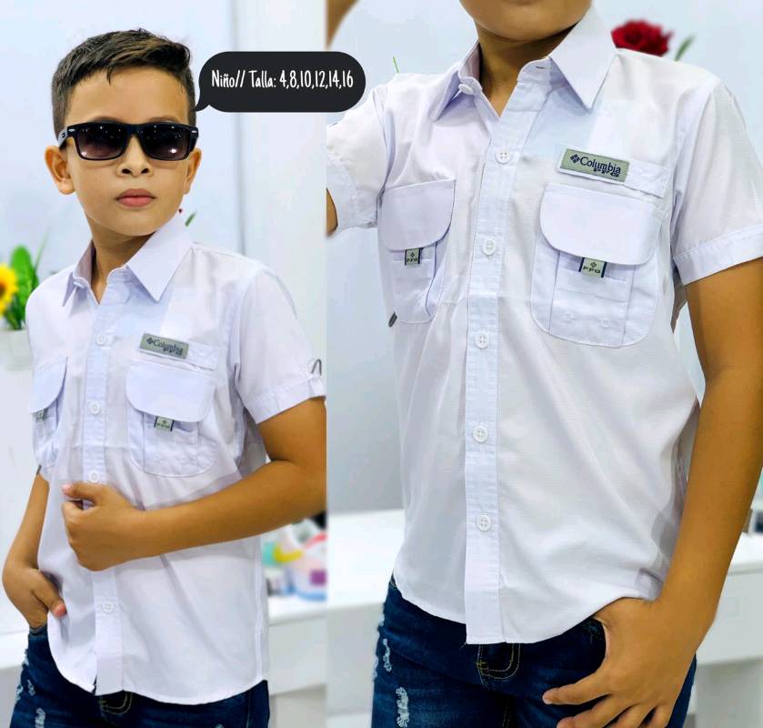 Camisa Columbia niños en Tegucigalpa