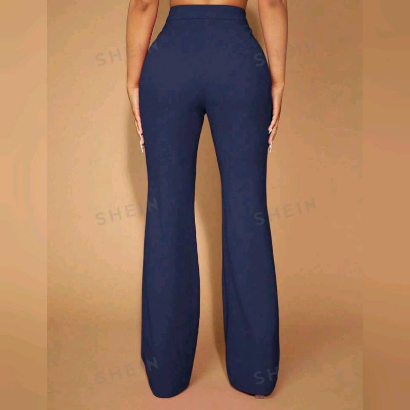 Pantalones strech Talle alto con Campana 