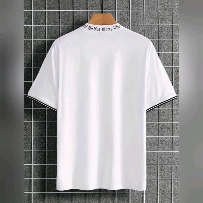 Playera Casual Cuelloo Alzado De Caballero