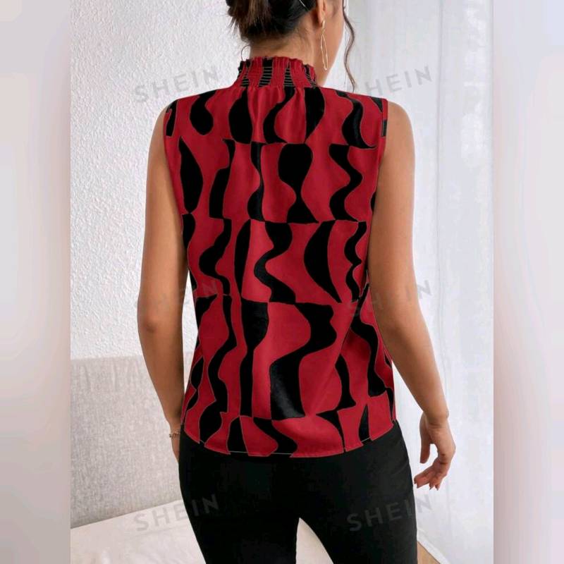 Blusa Cuello Alzado