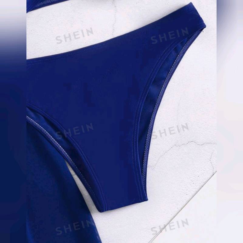 Traje De baño De 3 piezas con Diseño En V ( Incluye Bikini)