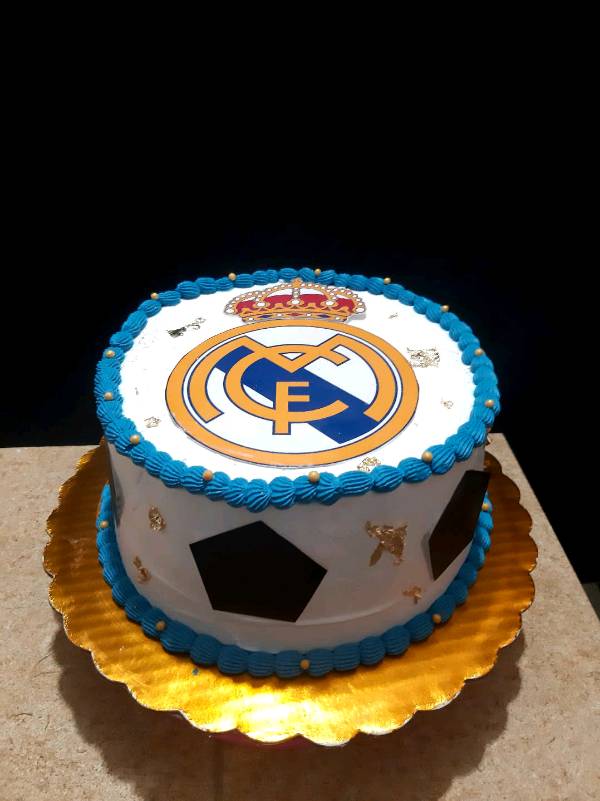 Pastel real Madrid en San Pedro Sula