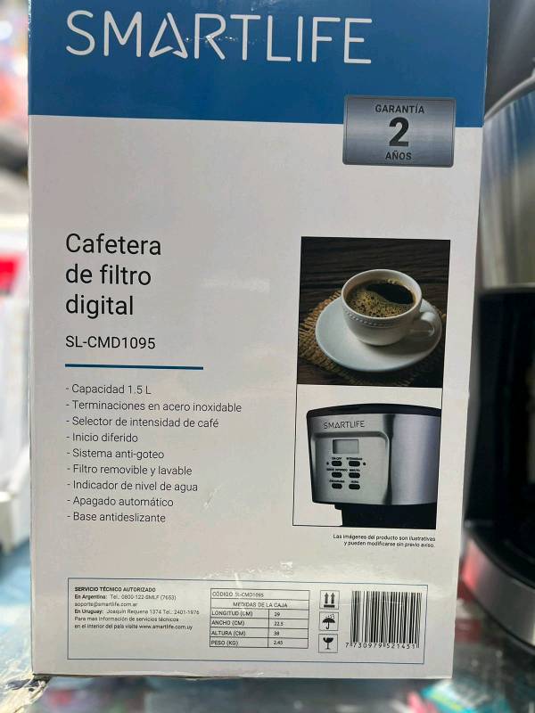 Cafetera de Filtro Smartlife SL-CMD1095