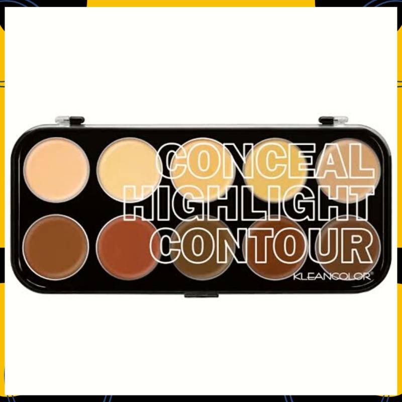 PALETA 3 EN 1 CORRECTOR, ILUMINADOR Y CONTORNO EN CREMA - KLEANCOLOR 