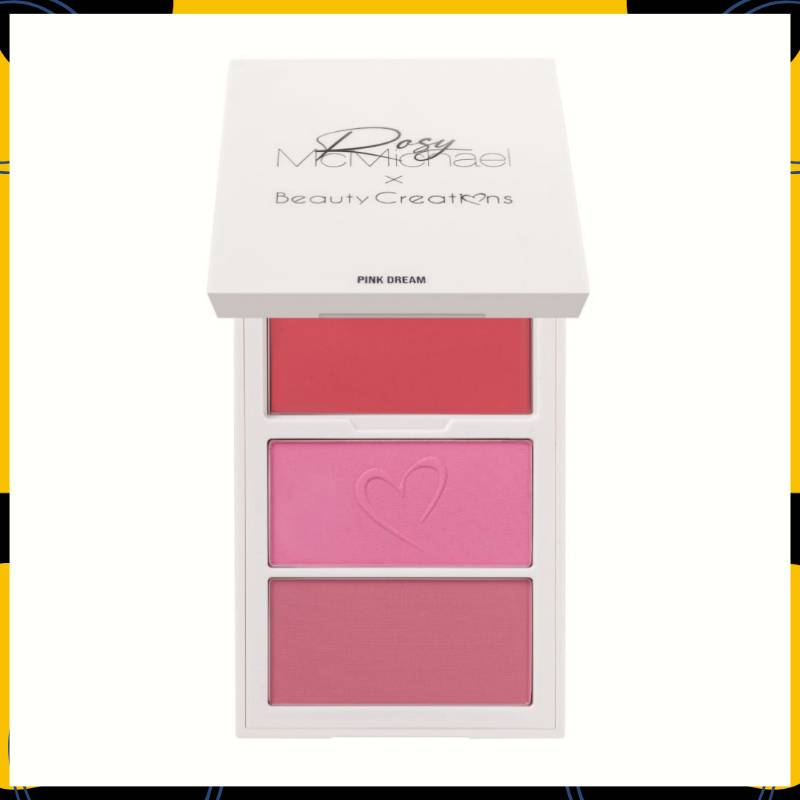 PALETA DE RUBORES PINK DREAM ROSY MCMICHAEL VOL 2 - BEAUTY CREATIONS 