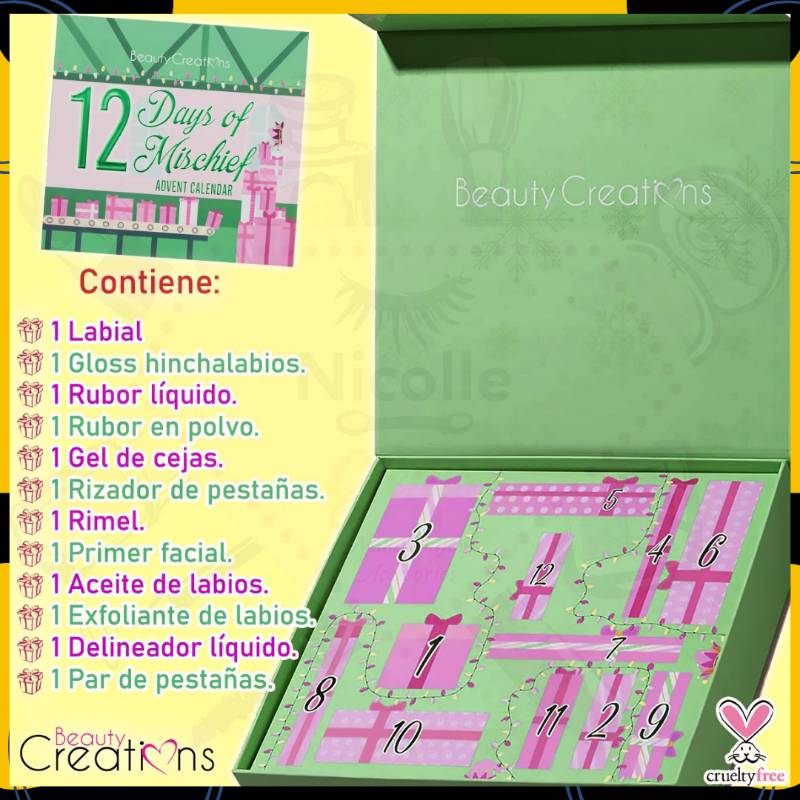 CALENDARIO DE ADVIENTO - BEAUTY CREATIONS 