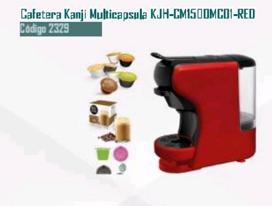 Cafetera multicapsula Red Kanji KJH-CM1500MC01