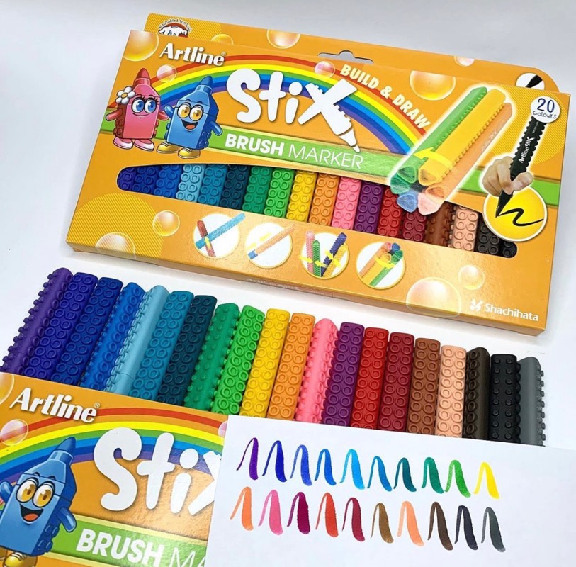 Set x20 artline stix brush 