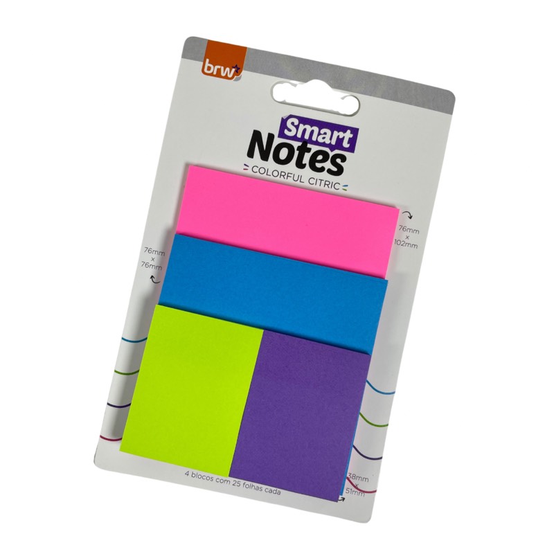 Set de blocs de post its “Citric”