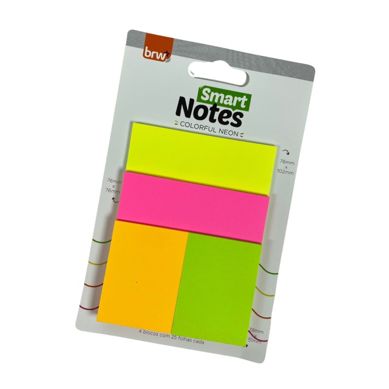 Set de blocs de post its “neon”