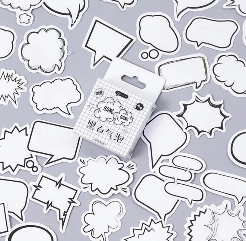 Set de stickers “thoughts”