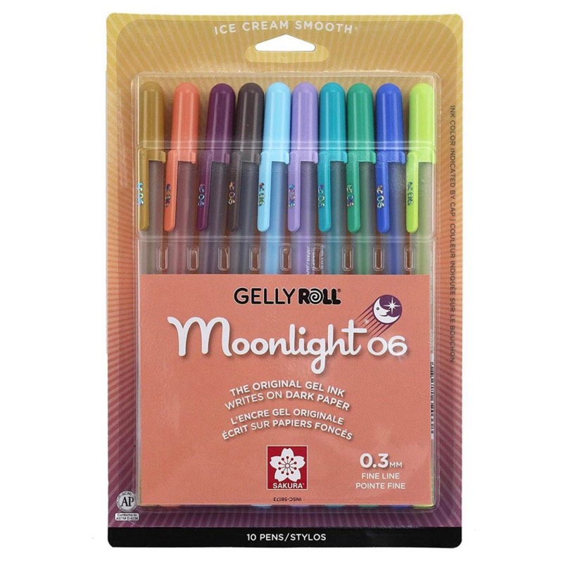 Set x10 gelly roll “moonlight 06” 