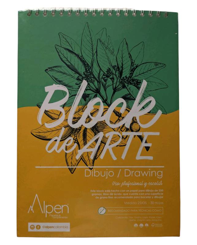Block de arte tamaño oficio para Dibujo – Alpen Paper Universe