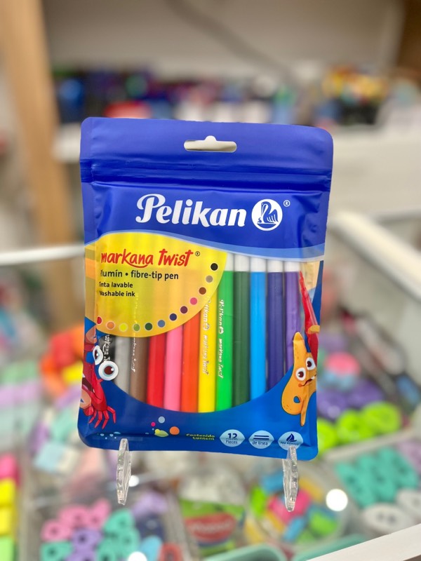 Marcador Markana Twist Pelikan 12 colores