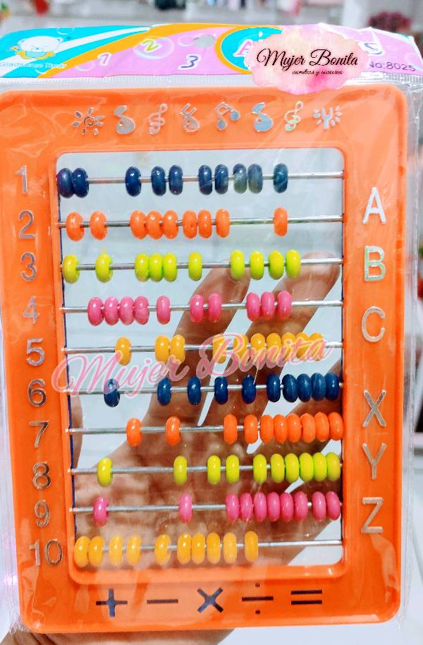 abacus, orange, matchstick