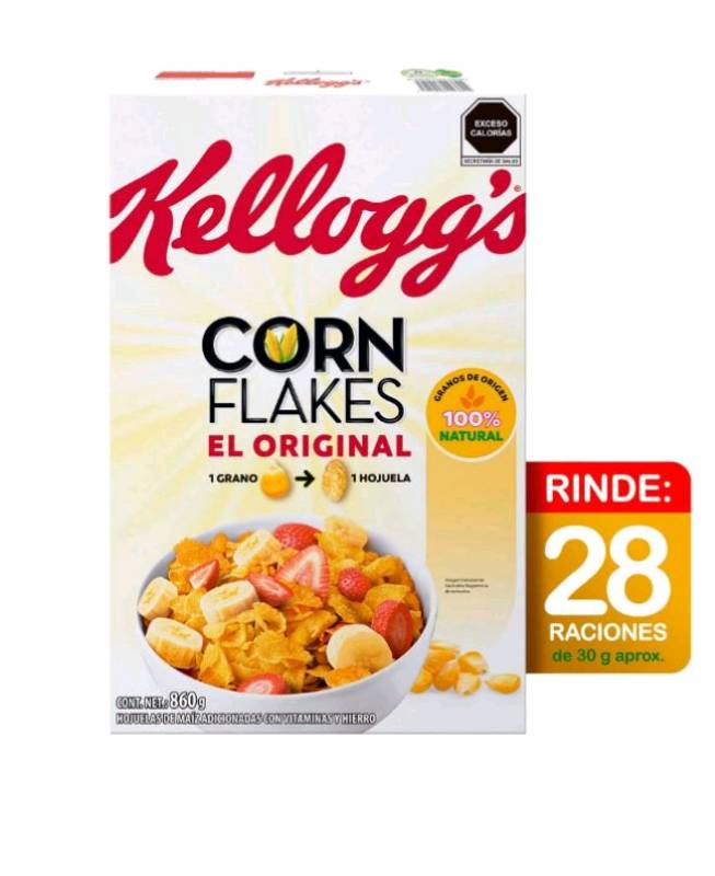 CEREAL CORN FLAKES KELLOGGS 860 GR