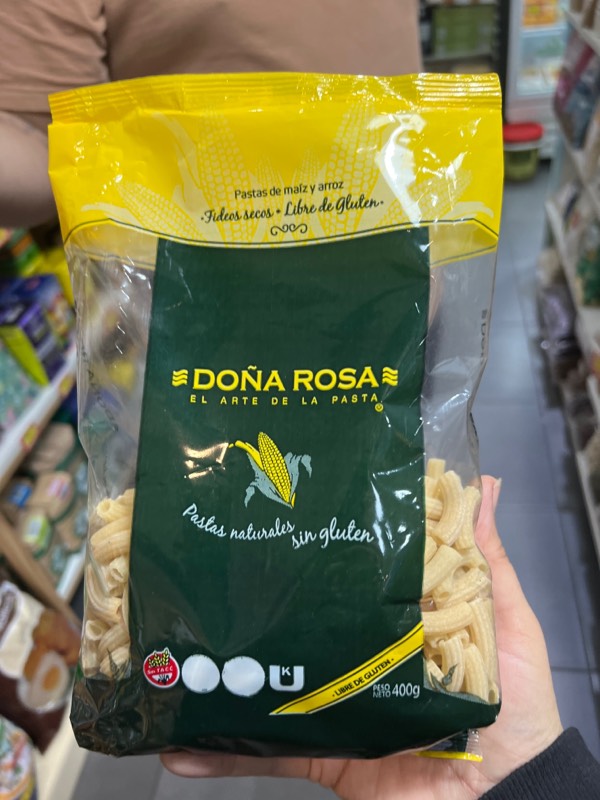 Pasta seca  Doña Rosa libre de gluten 