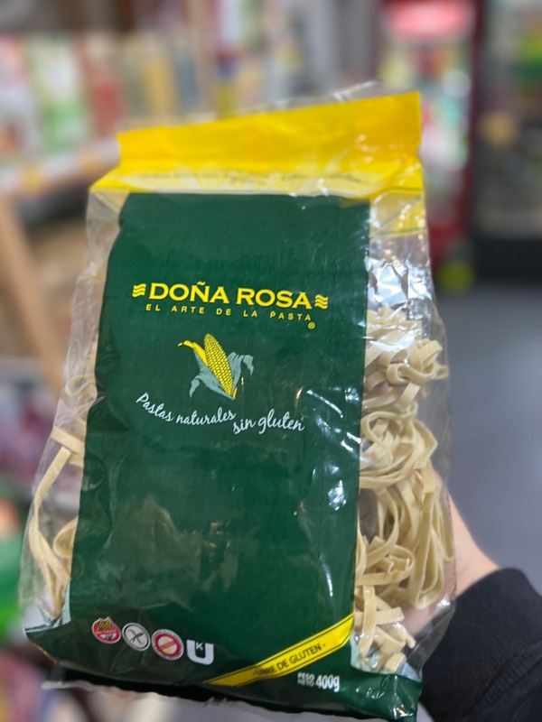 Pasta seca Doña Rosa Cintas espinaca  