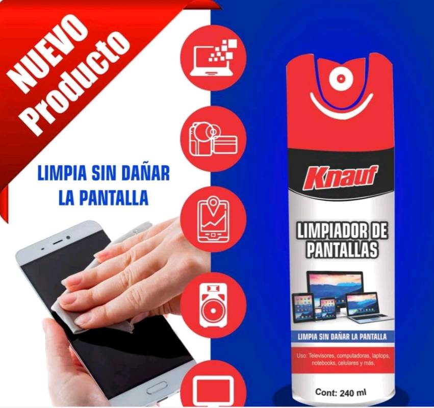 Limpiador De Pantallas Y Leds 240 Ml