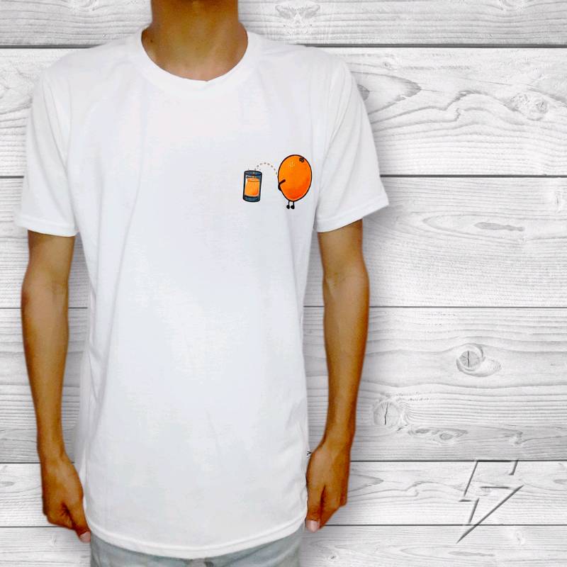 T-shirt naranja