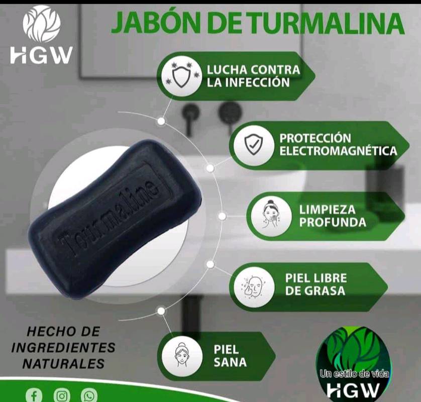 JABÓN REVITALIZANTE(De TURMALINA) en Cochabamba
