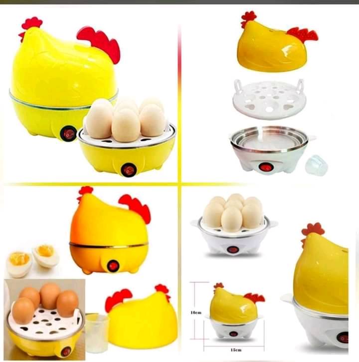 Hervidor de huevos - Duronic EB35 Hervidor cocedor para huevos eléctrico -  Hasta 7 Huevos - Termostato y minutero DURONIC, Blanco