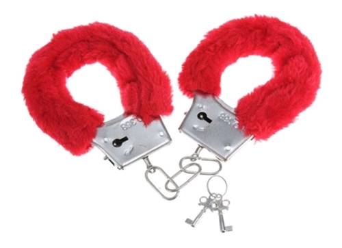 Esposas metálicas con peluche