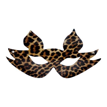 Antifaz zorrita animal print