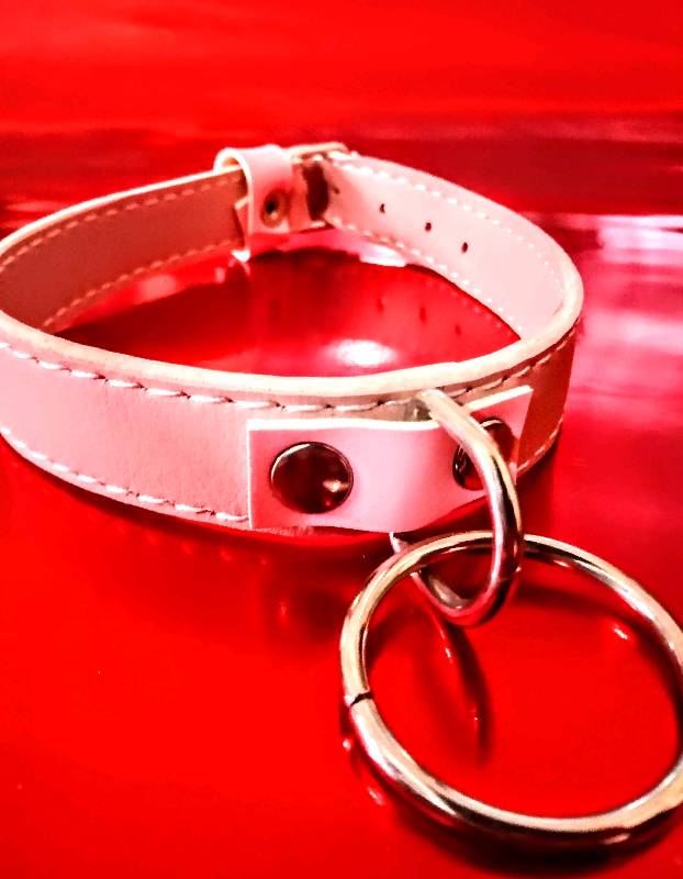 Choker Rosa con Aro Regulable - Marca Borgia