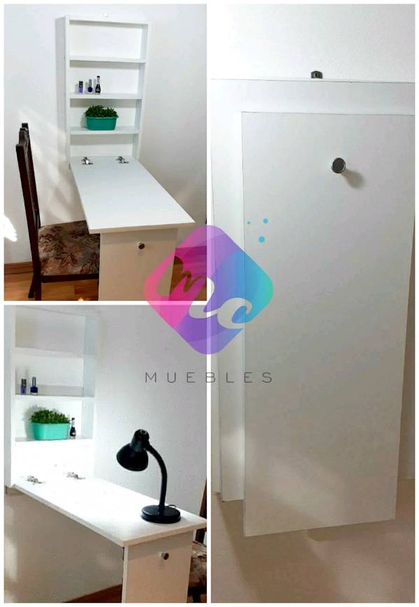 Mesa Manicura Plegable Con Mueble