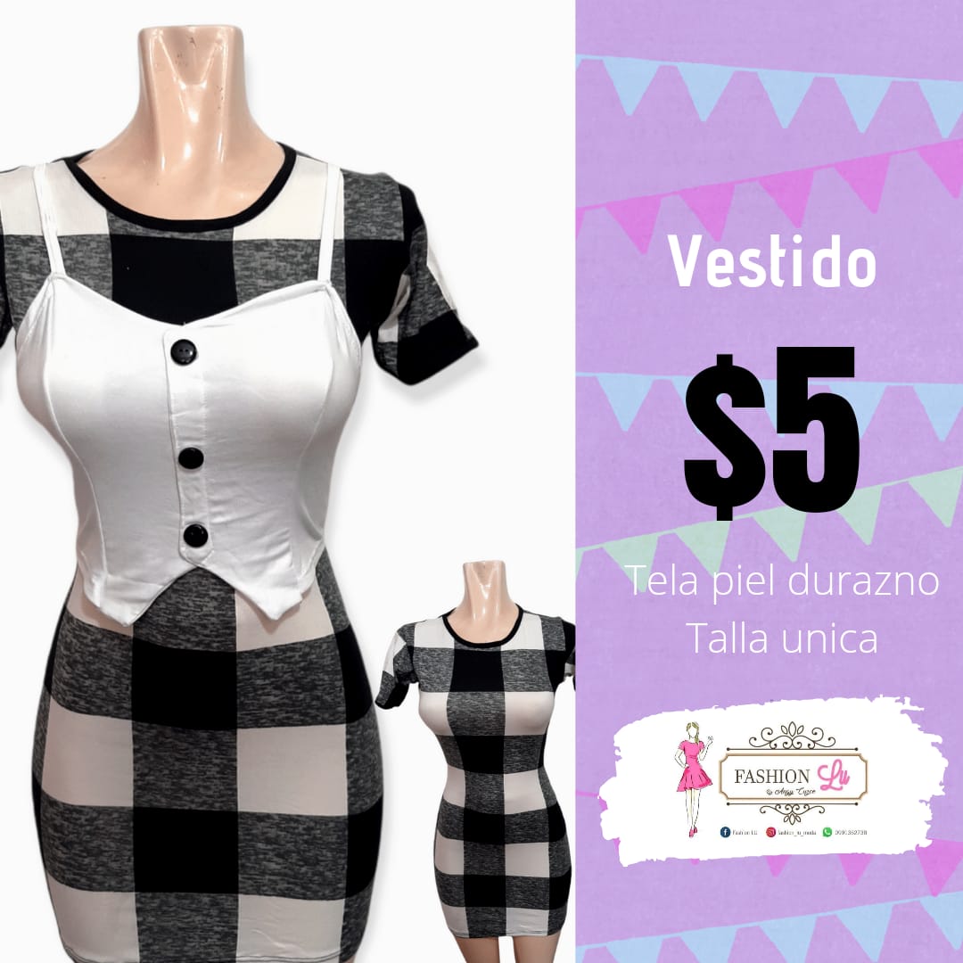 Vestido corto modelo 2 Vestido corto modelo 2