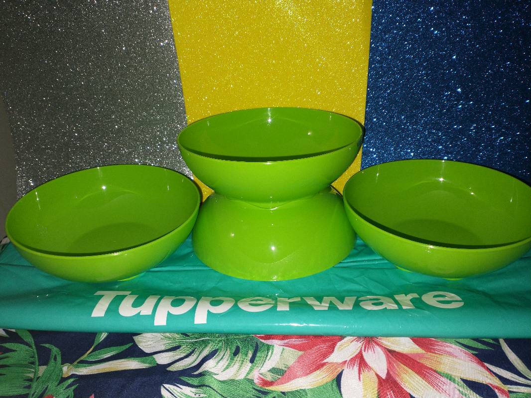 Platos Hondos Floresta Verde Set 4 Tupperware –