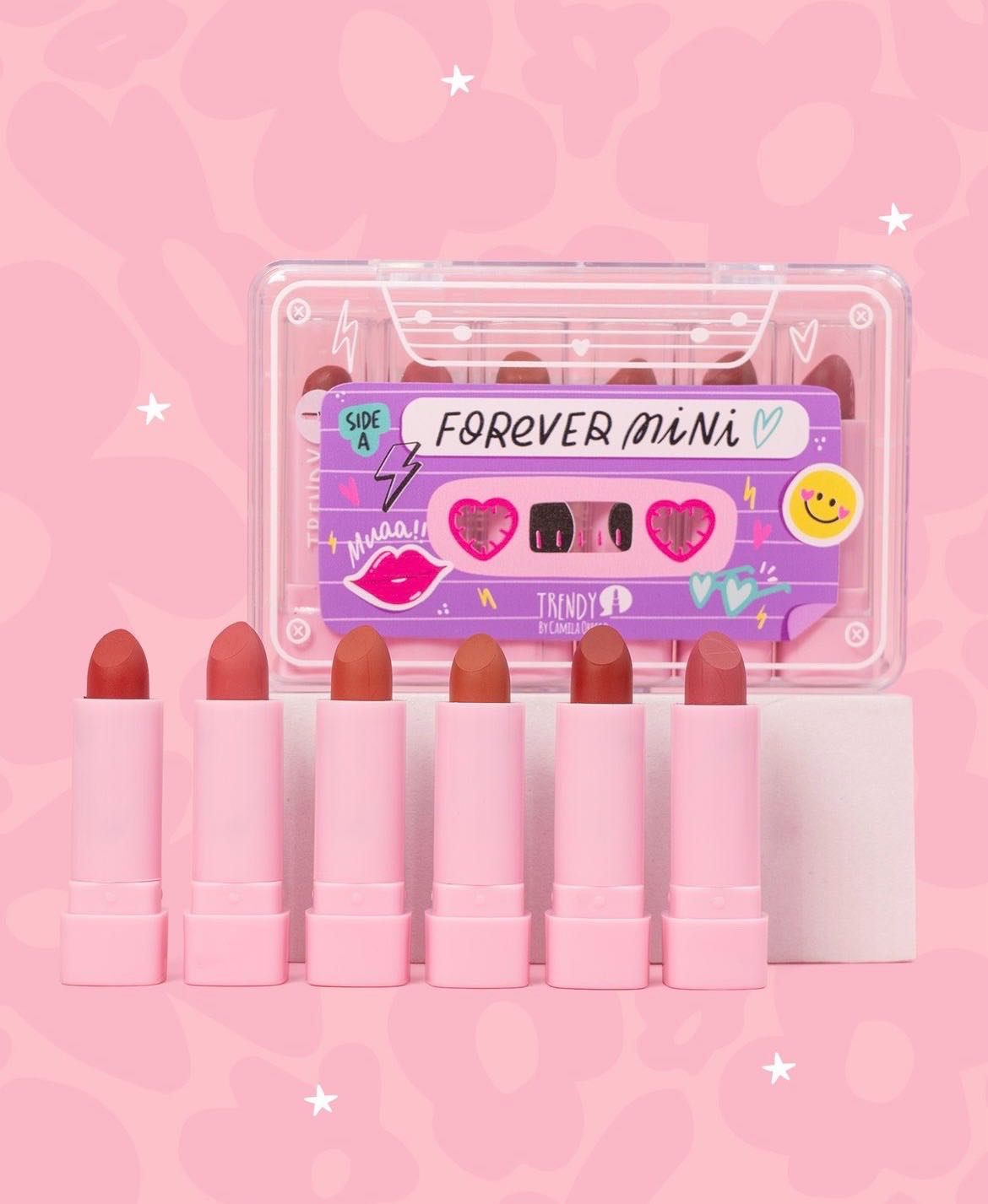 Display Caja de labial trendy forever x 6