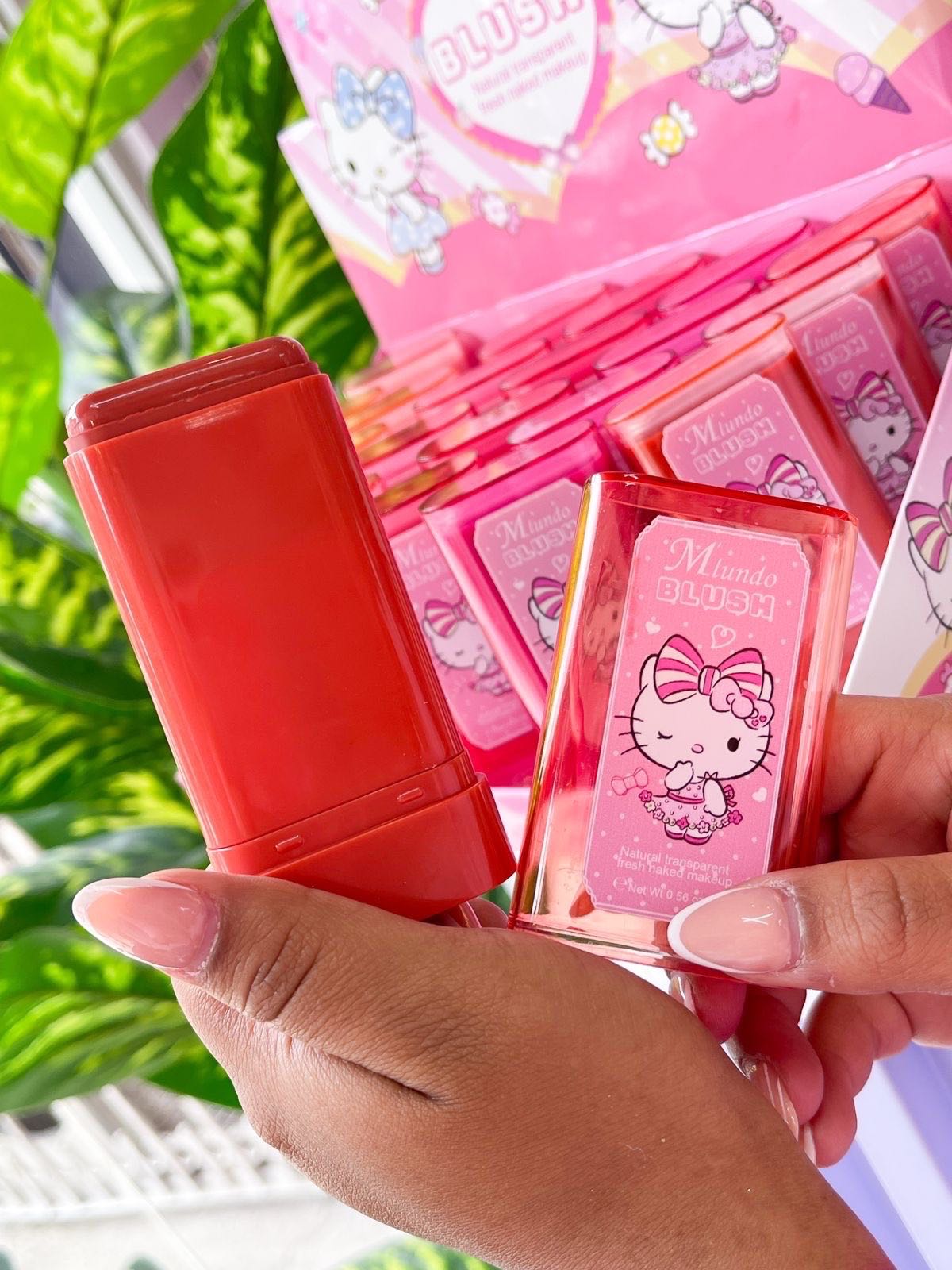 Rubor en barra hello kitty - miundo 
