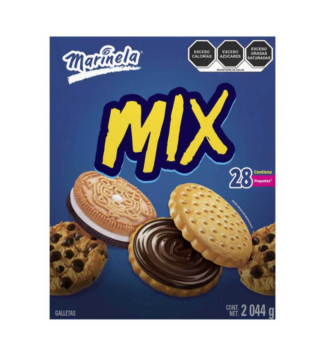 MIX GALLETA MARINELA CON 28 PZS 