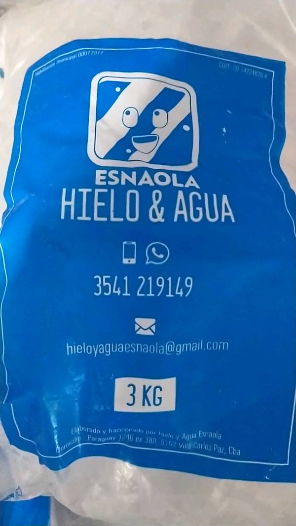 Hielo Esnaola x kg en Cordoba