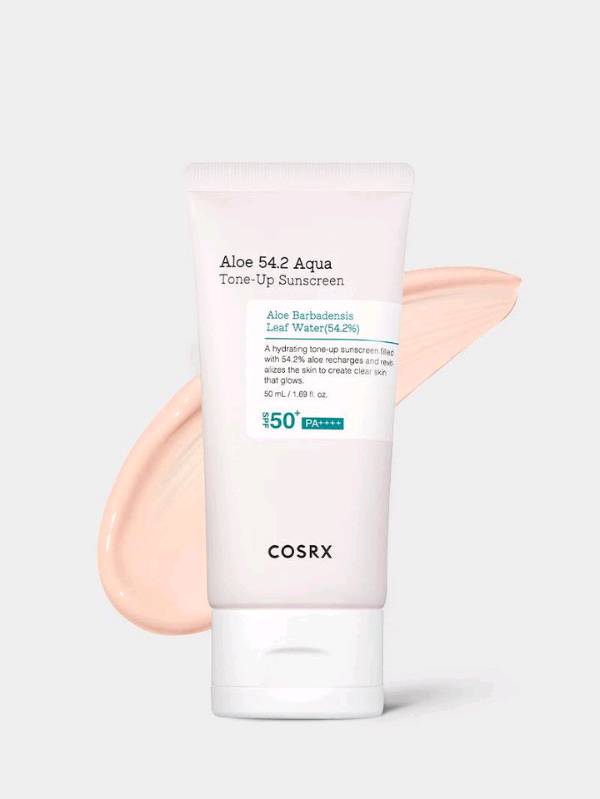 COSRX, Aloe 54.2 Aqua Tone-up Sunscreen SPF 50+ PA++++