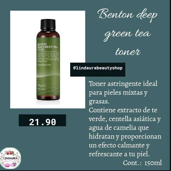 BENTON, 🌿Deep green tea toner