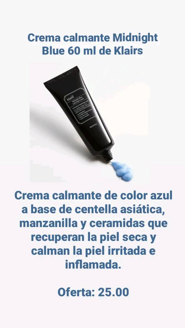 Klairs Midnight Blue Calming Cream