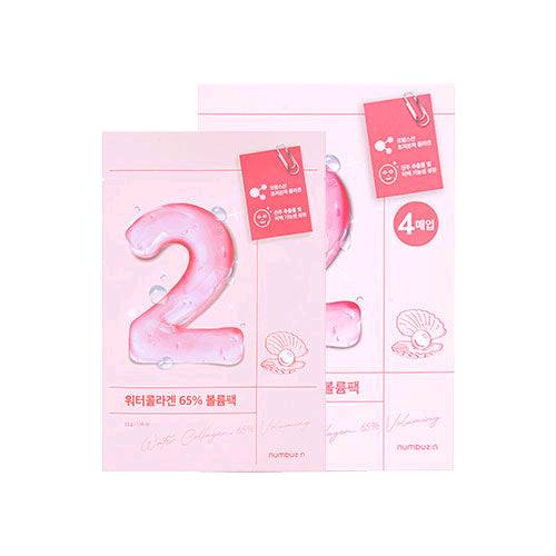 NUMBUZIN,No.2 Water Collagen 65% Voluming Sheet Mask