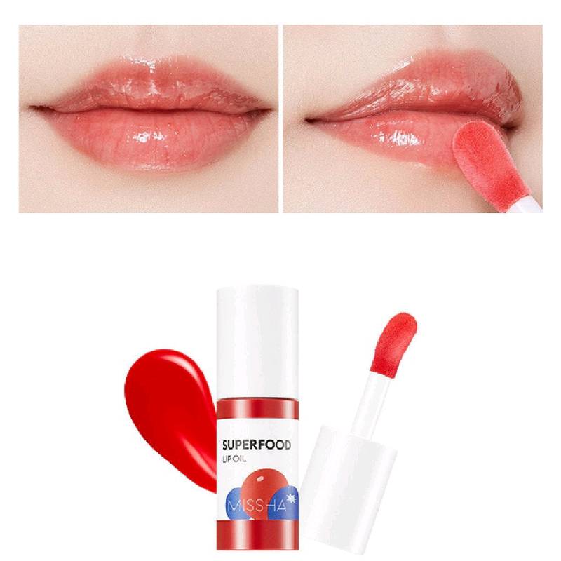 MISSHA, Super Food Lip Oil Berry, 5.2g
