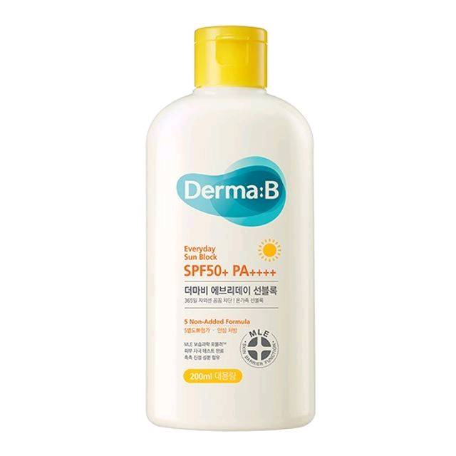 Derma: B, Everyday Sun Block  SPF 50+ PA++++, 200ml