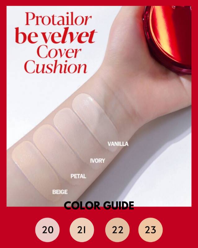 ESPOIR, Pro Tailor Be Velvet Cover Cushion Set